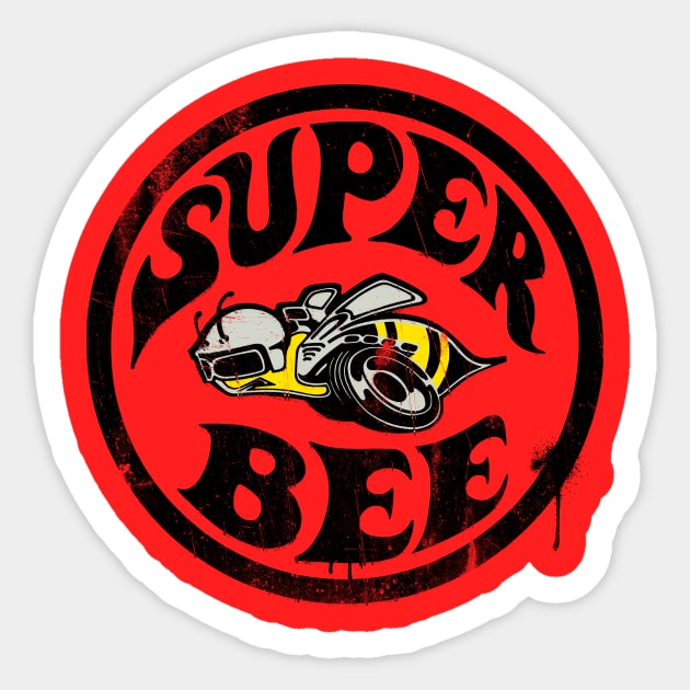 Super Bee Sticker by Toby Wilkinson